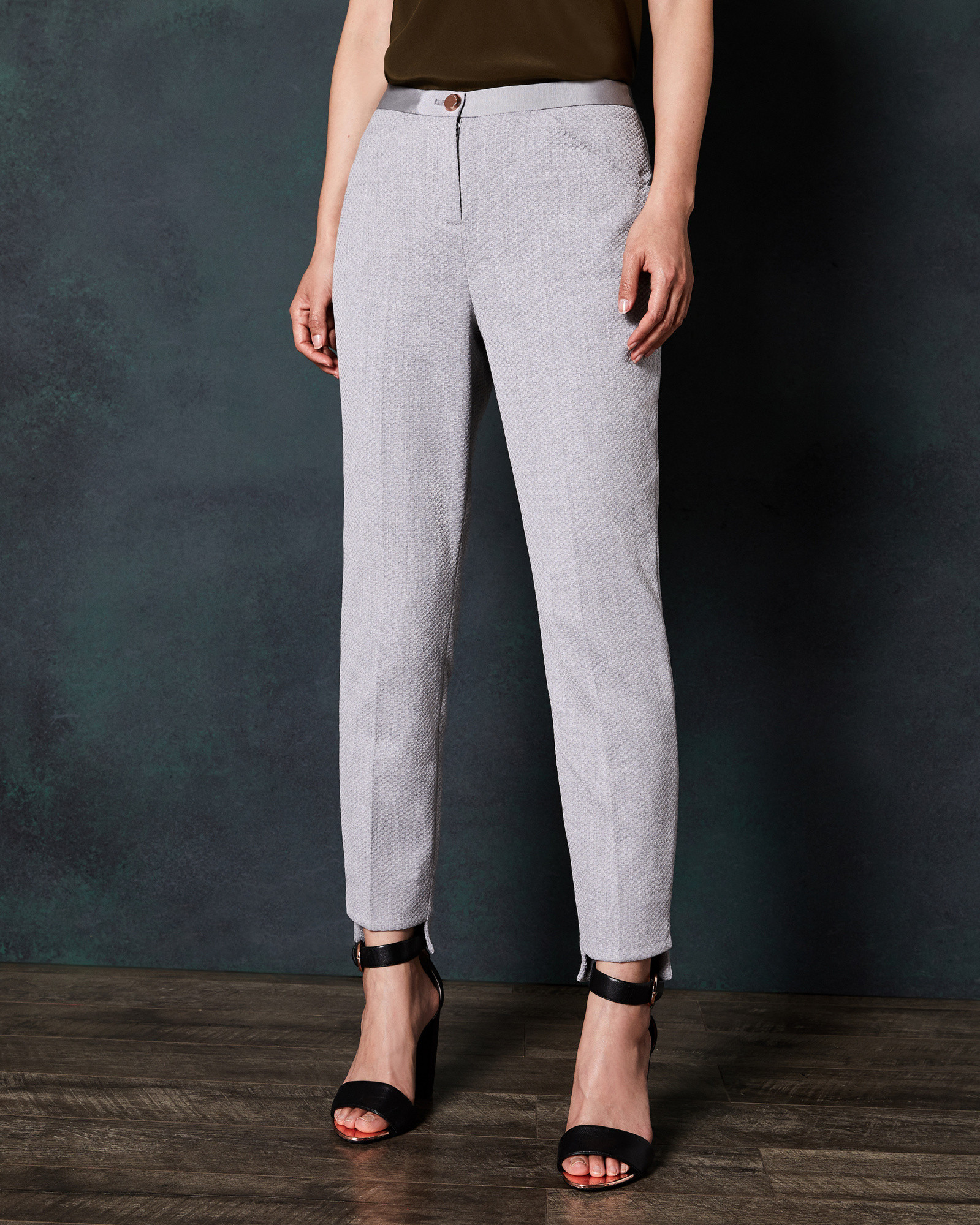 DAIZIT Stitch detail skinny trousers