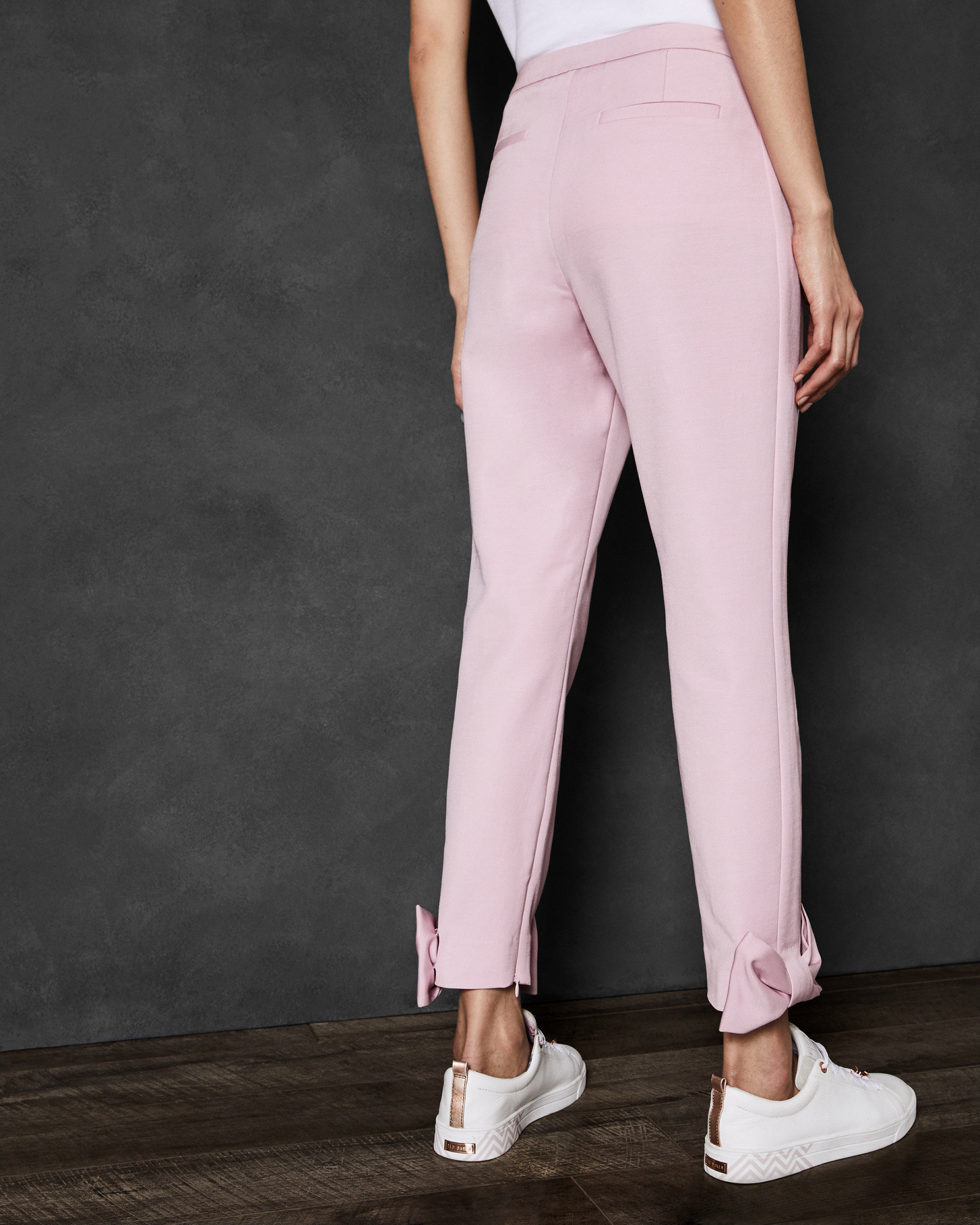 TOPLYT Bow cuff ankle grazer trousers