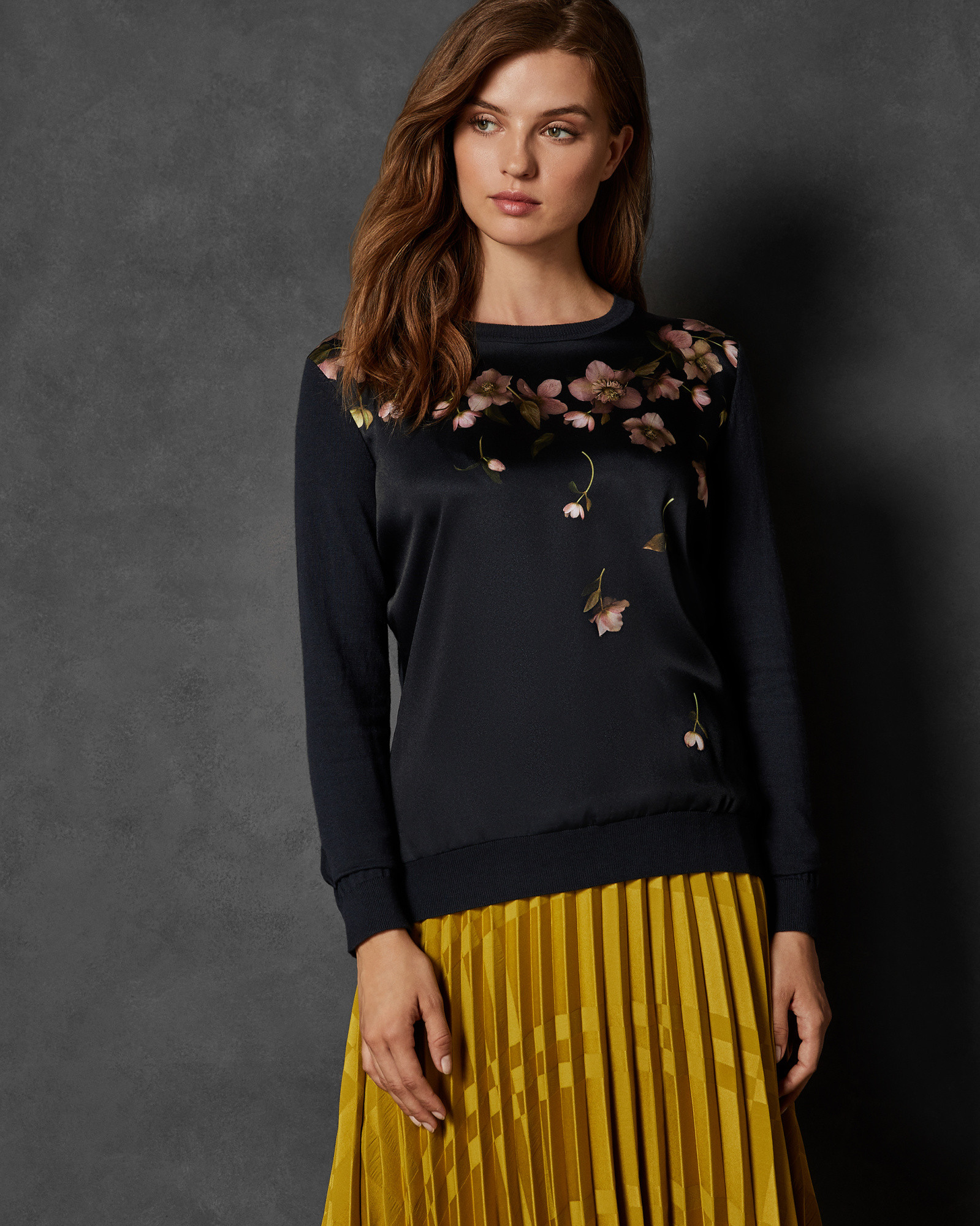 SOWFIEE Arboretum woven front cotton jumper