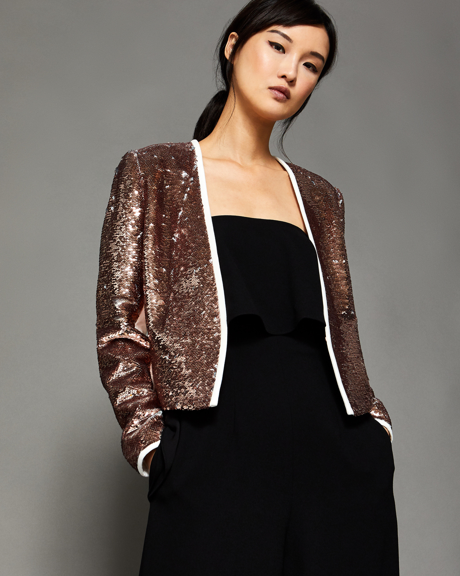 ZALEE Sequin jacket