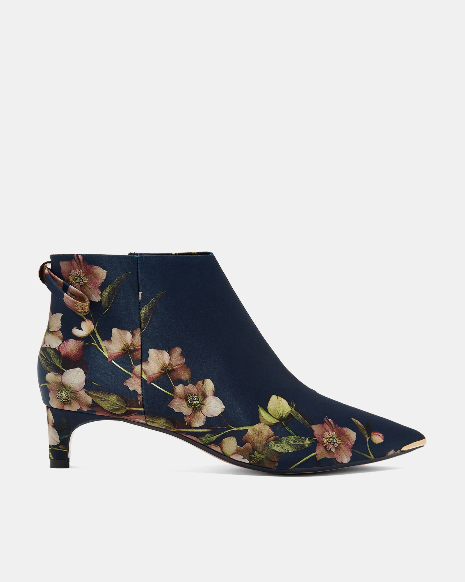 AMAEDIP Printed kitten heel ankle boots