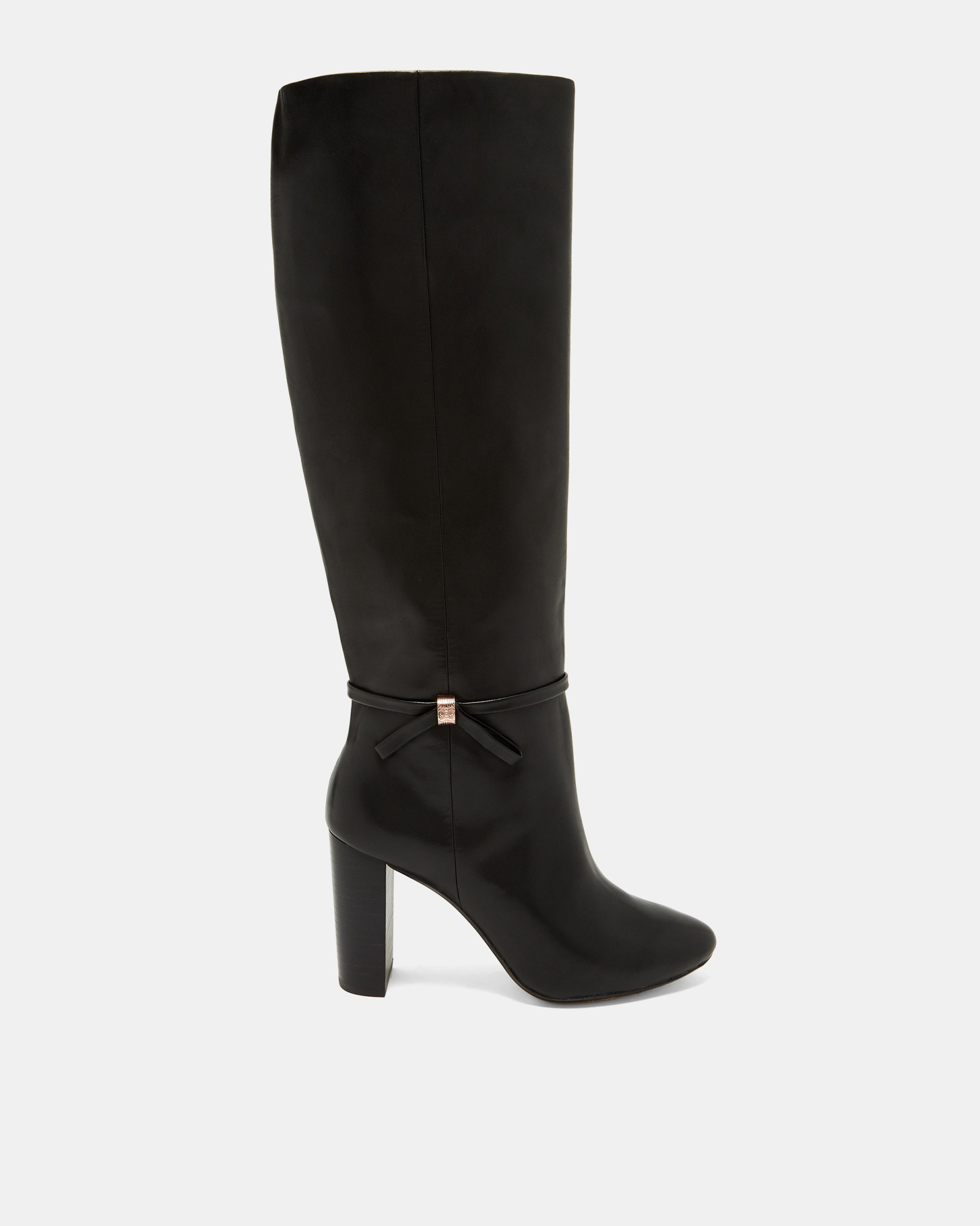 LINAEY Knee-high leather boots