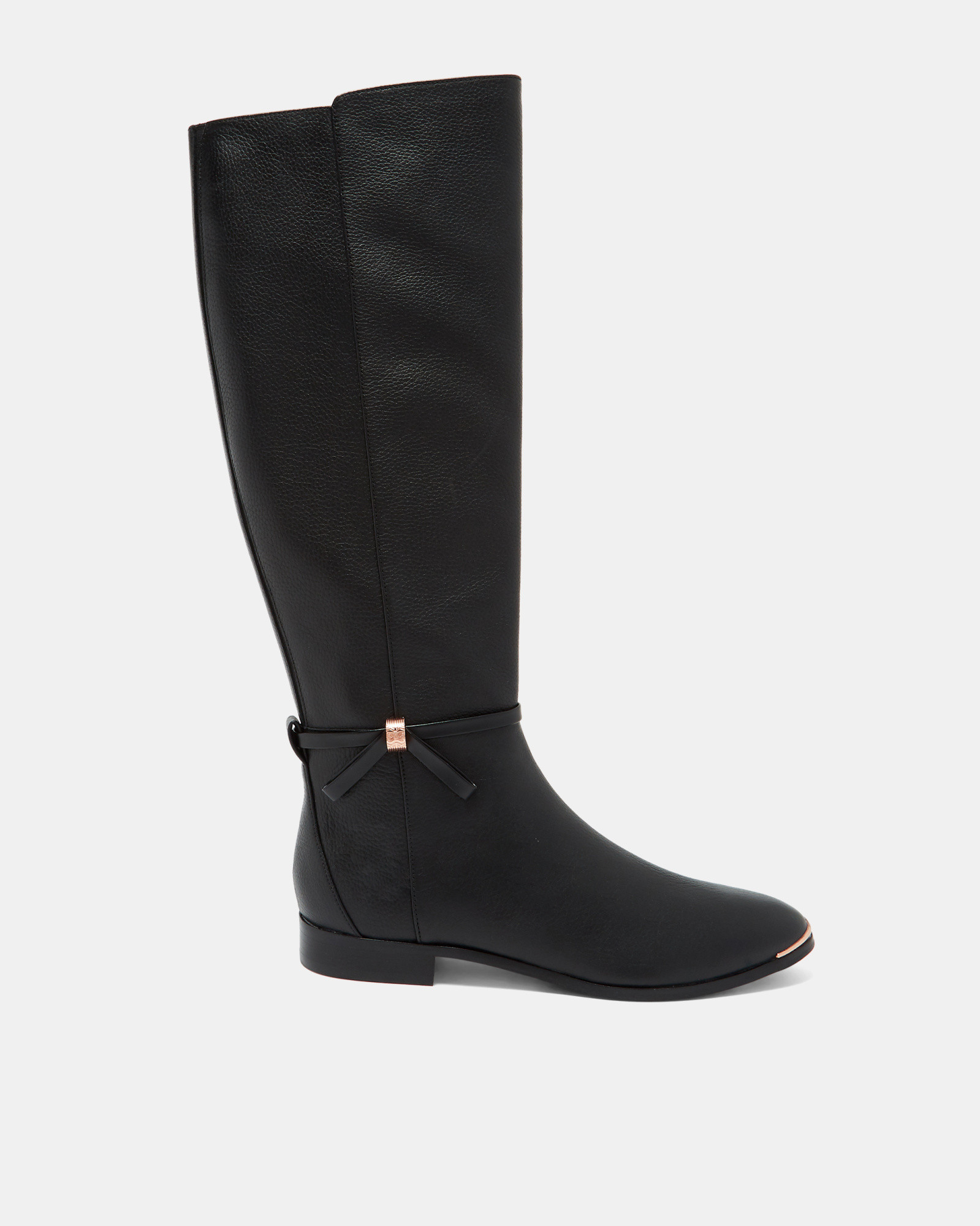 LYKLAL Leather knee-high boots